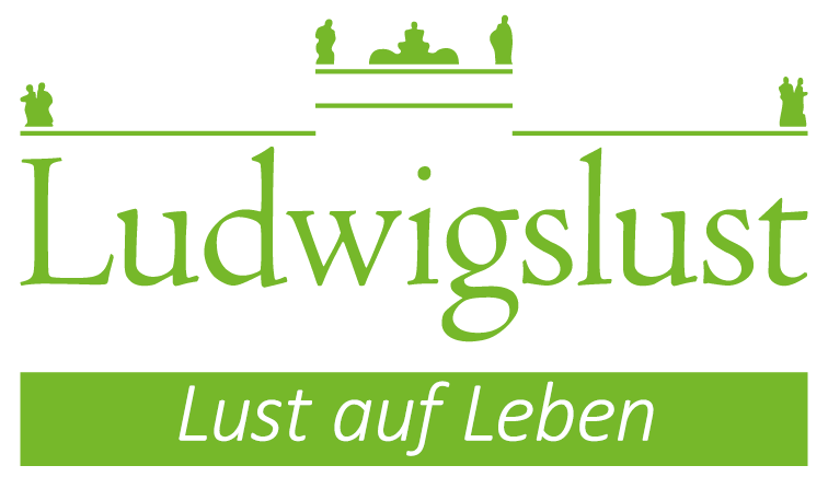 Logo <strong>Stadt Ludwigslust</strong><br/><small>Schloßstraße 38<br/>19288 Ludwigslust<br/>Tel.: 03874 526-0<br/>Fax: 03874 526-109</small>